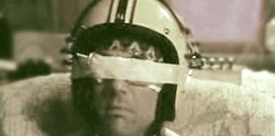 Shermer in the 'God Helmet'